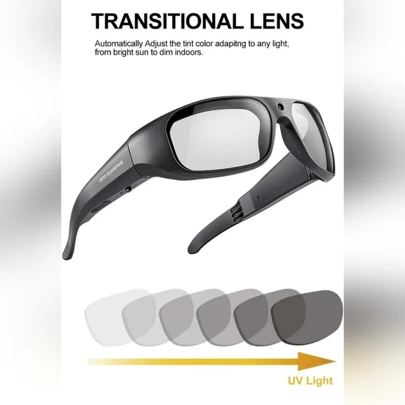 OhO Smart Glasses,1080P Xtreme Sporting Camera Sunlasseswith Built-in 32…